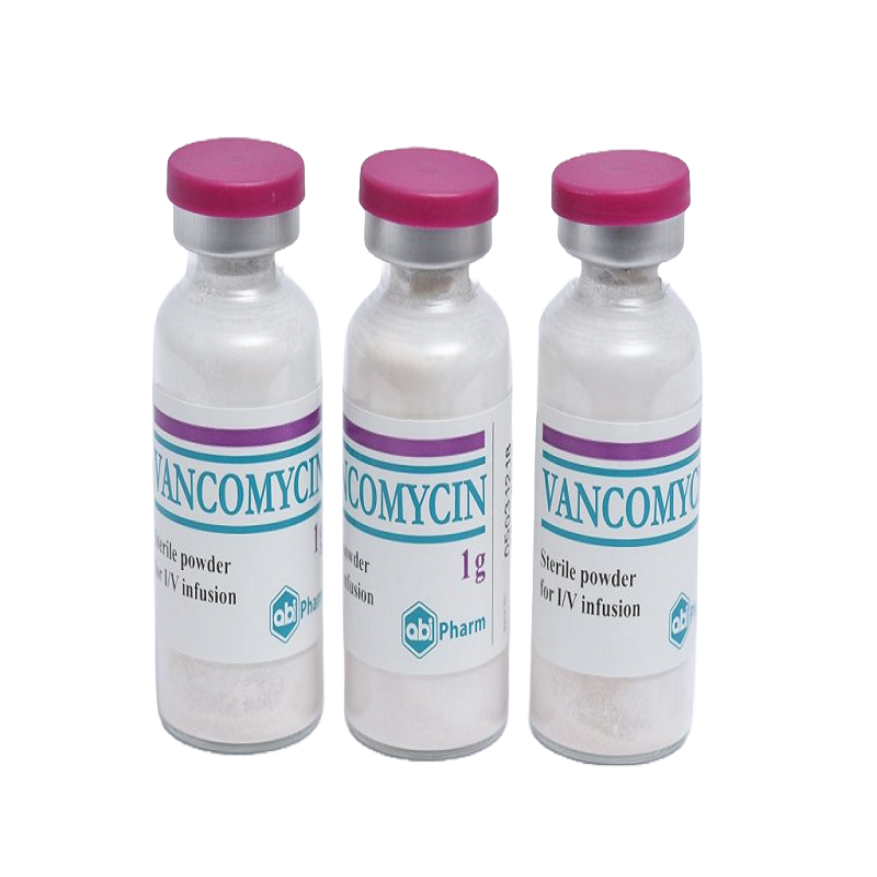 Ванкоміцин порошок для розчину для ін'єкцій по 1 г у флаконі №50